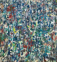 George Chann, Rhythm, 1970s, Oil on canvas