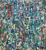 George Chann, Rhythm, 1970s, Oil on canvas