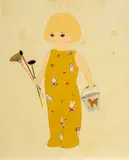 Tomoko Nagai, Miss Painter, 2019, Oil on canvas