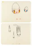 Javier Calleja, See You (double-sided), 2018, Mixed media on paper