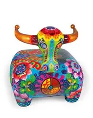 Ox Chair by Hung Yi, 2014, Baked enamel on steel plate, edition no.3/9, sold Jul 2021