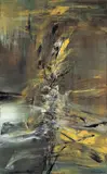 19.7.63 by Zao Wou-ki, 1963, Oil on canvas, sold Dec 2007
