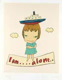 I am Alone by Yoshitomo Nara, 2003, Lithograph, edition 41/75, sold Dec 2018