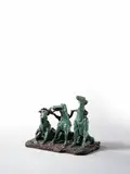 Zhou Chunya, Brotherhood, 2006, Bronze, edition no. 2/8