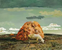 Miao Jingchang, Autumn Commences, 1994, Oil on canvas