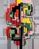 Adam Lister, Warhol $, 2020, Acrylic on canvas
