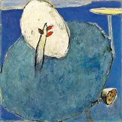 Yang Din, Lily Pond, 1991-1992, Oil on canvas