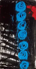 Chao Chung-Hsiang, Pearls of Roses, 1976, Ink and acrylic on paper