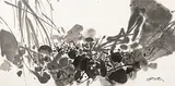 Chu Teh-chun, No. 14, 1998, Ink on paper