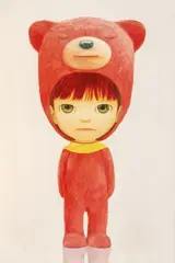 Mayuka Yamamoto, Red Bear Boy, 2021, Oil on canvas