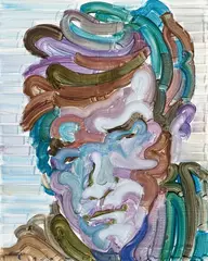 Etsu Egami, Artist-z, 2020, Acrylic on canvas