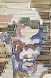 Etsu Egami, Face, 2021, Oil on canvas