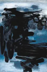 Chu Teh-chun, Eaux profondes (Deeps Waters), 1960, Oil on canvas