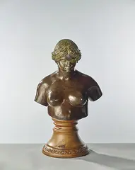 Pierre-Auguste Renoir, Torse de Vénus, Conceived in 1915; cast in 1972<br />Bronze, brown patina, H.C.