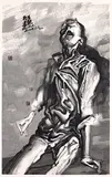 Wang Jinsong, Ink Figure No. 77, 2005, Ink on paper