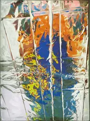 Gioele Amaro, Selfie in Paris, 2021, Ink and varnish on canvas
