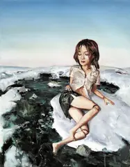 Snow Song by Tu Hongtao, 2006, Oil on canvas, sold Jun 2009