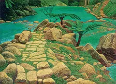 The Path to Childhood by Lien Chien-hsing, 1995, Oil on canvas, offered Jun 2016
