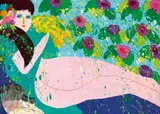 Do You Like Cool Breeze? by Walasse Ting, 1983, Acrylic on canvas, sold May 2012