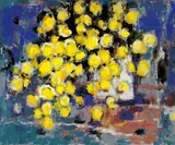 Chen Yin-Hui, Flowers, 1990, Oil on canvas