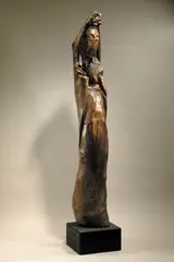 Hsiao Yi, Guanyin, 1986, Camphor wood