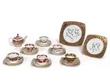 Yayoi Kusama, The Me that I Adore (Teapot, cup set), 2013, Bone China, limited edition of 500