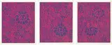 ComplexCon Flower (a set of 3) by Madsaki & Takashi Murakami, 2017, Screenprint, edition A 6/100, B 6/100, C 6/100, sold Dec 2020