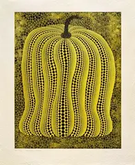 Yayoi Kusama, Pumpkin-Yellow, 2006, Etching, edition of 8, HC 3/4