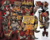 Yu Shou-chung, A Childish Wedding, 2006, Mixed media on canvas, collage