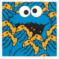 Jerkface, Me Love Cookies, 2015, Screenprint, edition no. 4/50