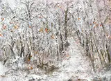 Sophie Chang, Polished Snow, 2012, Oil on canvas