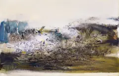Zao Wou-ki, 30.11.67, 1967, Oil on canvas