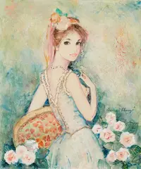 Bernard Charoy, Leslie, 1998, Oil on canvas