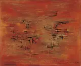 Vaetvient by Zao Wou-ki, 1954, Oil on canvas, sold Jun 2006