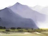 Shiy De-jinn, Morning Scenery in Puli