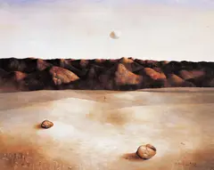 Luo Fahui, Wandering under Clouds, 1999, Oil on canvas