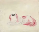 Sanyu, White Pekinese