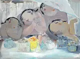 Jia Gang, Be Excused from Courtesy No. 1, 2006, Oil on canvas