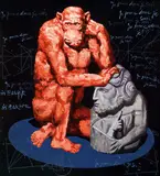 Hua Qing, The Thinker No. 1, 2007, Oil on canvas