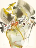 Chu Teh-chun, Composition, 2000, Lithograph, edition 50/90
