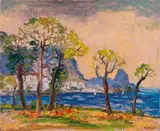 Sanlang Yang, Paysage, Oil on canvas