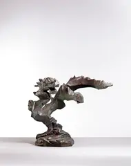 Soaring Dragon by Ju Ming, 1991, Bronze, edition no. 18/30, sold Dec 2012