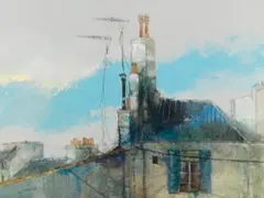 Julian Taylor, Les Toits de Paris, Oil on canvas