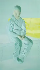 Lee Yong Deok, Sitting (Boy), 2007, Mixed media, negative sculpture