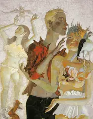 Cao Li, Against the Light, 2003, Oil on linen