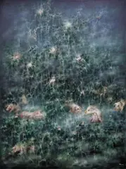 Lv Shun, The Wonderful Pigs of Oz, 2006, Oil on canvas