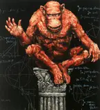 Hua Qing, The Thinker No.4, 2007, Oil on canvas