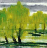 Lin Fengmian, Green Willows, West Lake