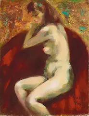 Shen Che-Tsai, Nude, 1983, Oil on canvas