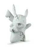 Pokémon & Daniel Arsham, Eroded Pikachu (Blue), 2020, Resin, aluminium oxide, edition no. 309/500